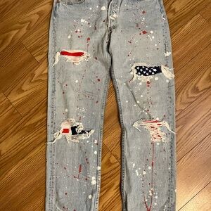 levi’s 501 graffiti jeans w 31 L 31